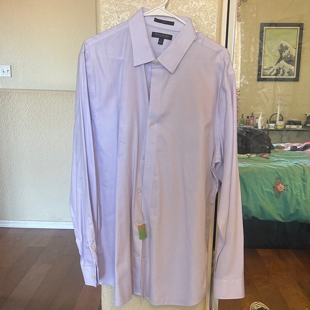 Banana Republic Lavender Dress Shirt